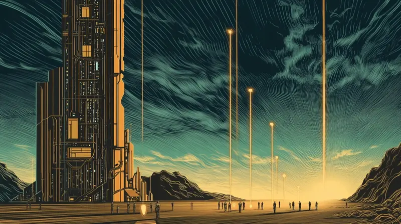 A digital fortress with twenty-one billion in amber defenses being tested by probes of light