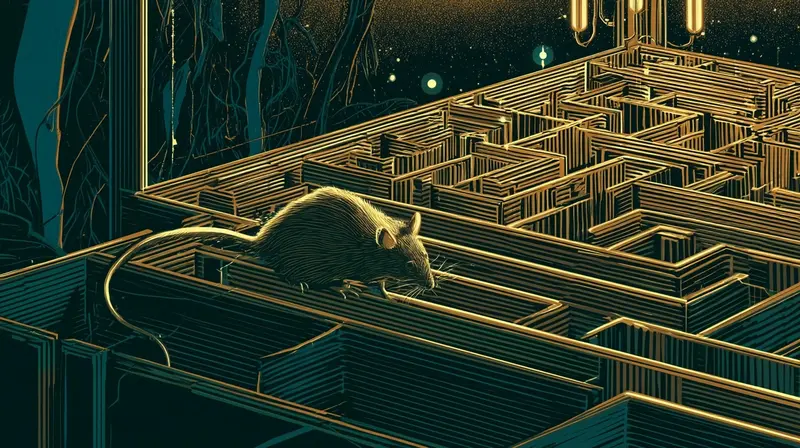 A laboratory maze designed to be navigated forever, beautiful but engineered for retention